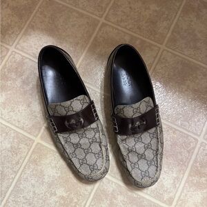 Gucci Brown Loafers Luxurious Slip-Ons